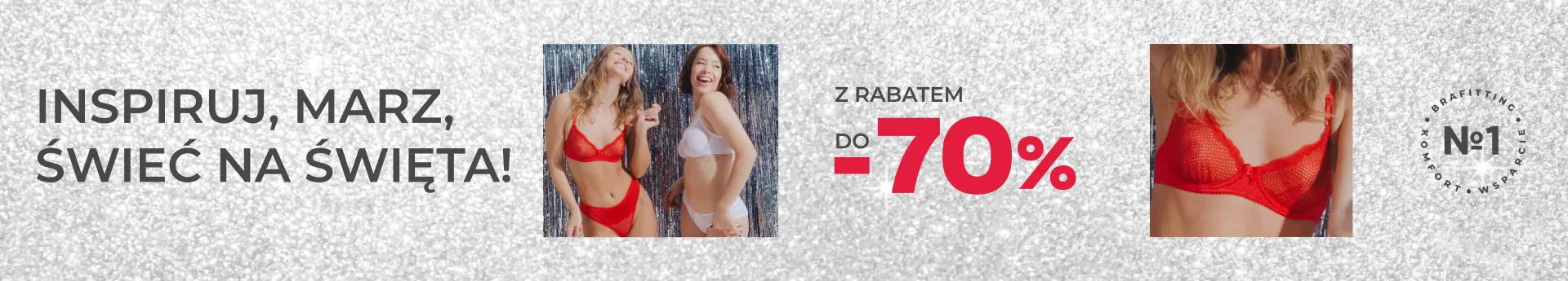 Inspiruj, marz, świeć na święta z rabatem do -70%!