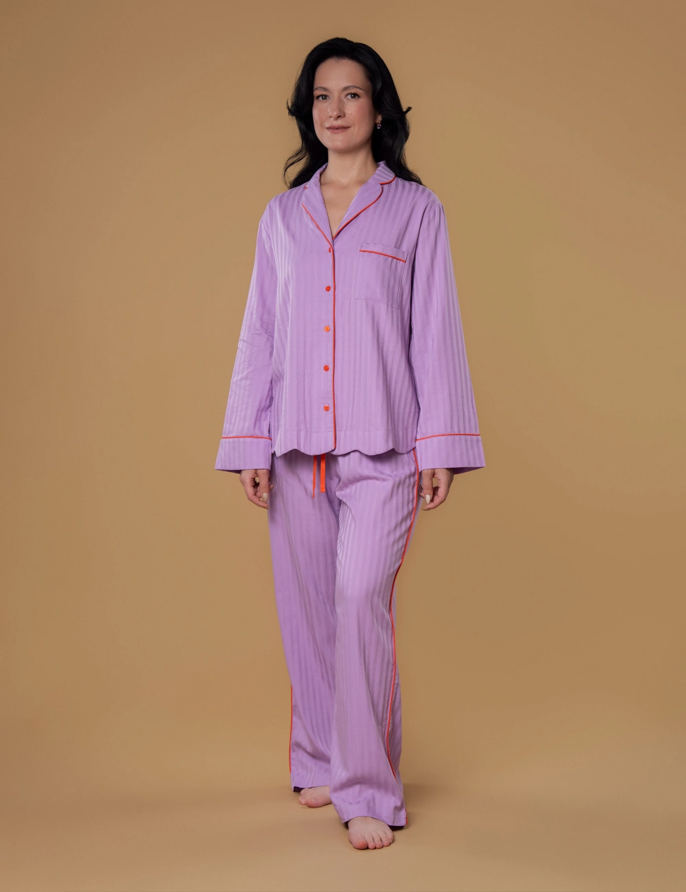 Spodnie 710FA liliowe