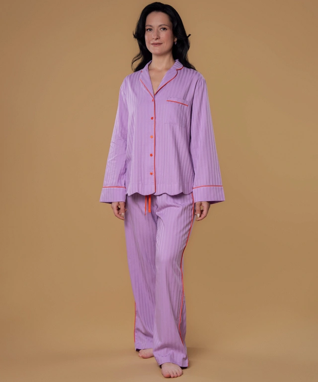 Spodnie 710FA liliowe