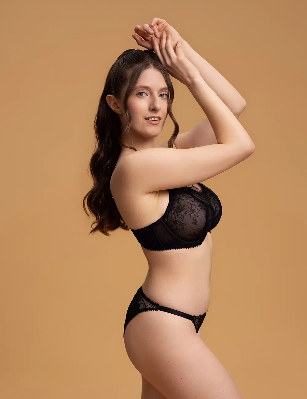 Majtki tanga 005SR czarne