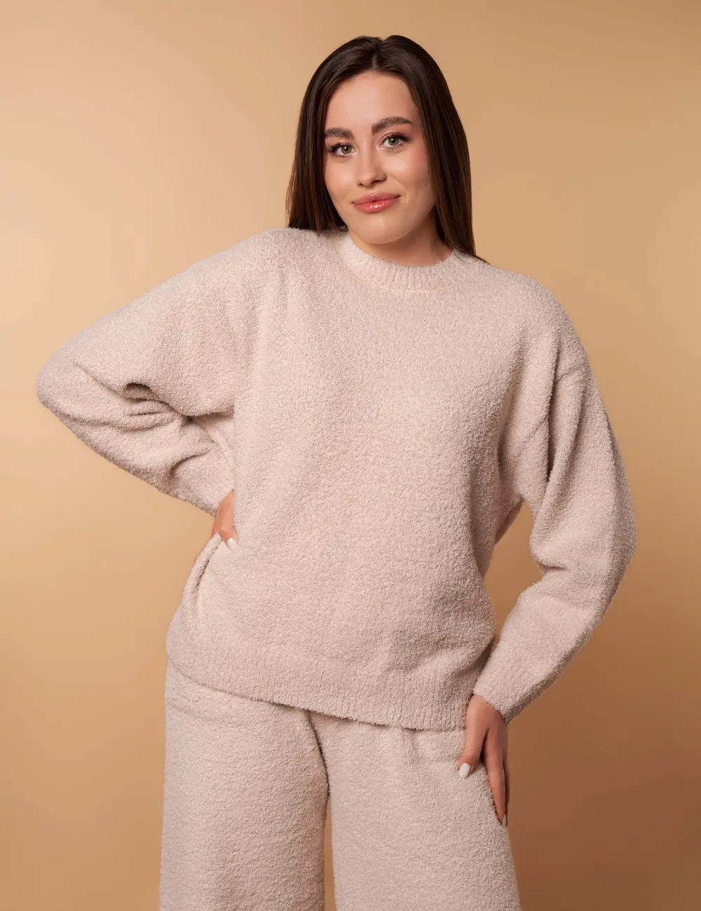 Sweter 002LW perła