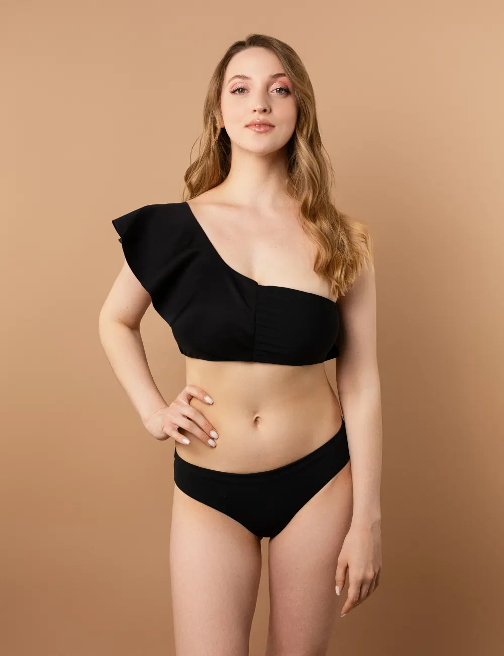 Top bandeau kąpielowy 631MS czarny