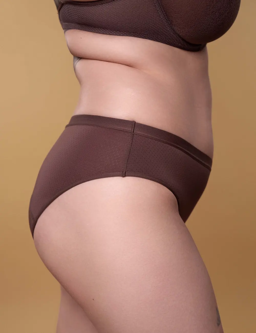Majtki figi menstruacyjne 001ST mokka