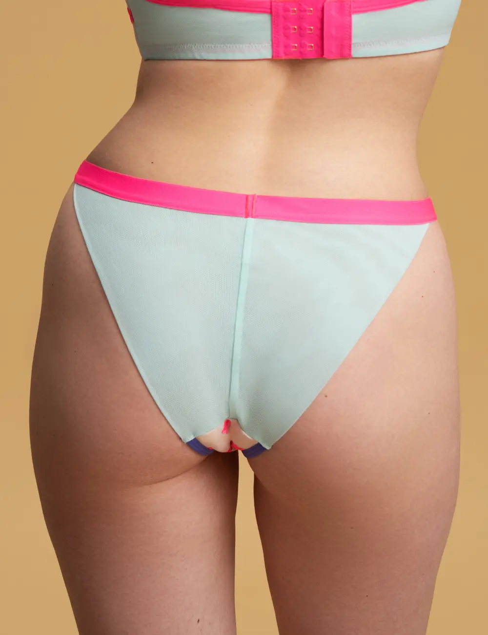 Majtki tanga 005FX mięta