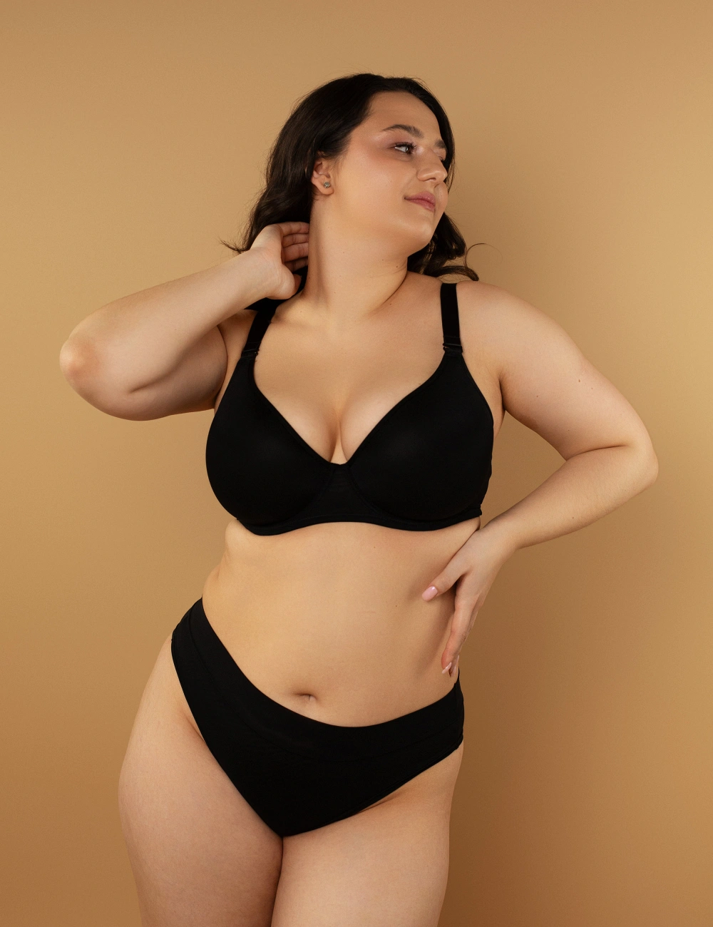 Majtki figi wysokie 221LC czarne