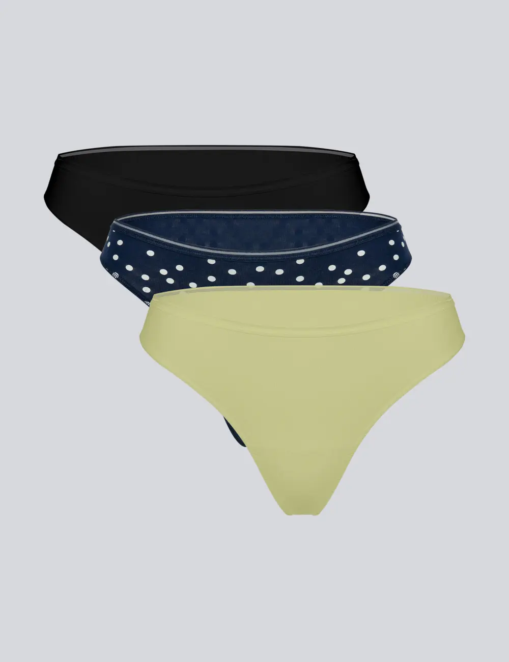 Majtki stringi 002BS (3 szt.)