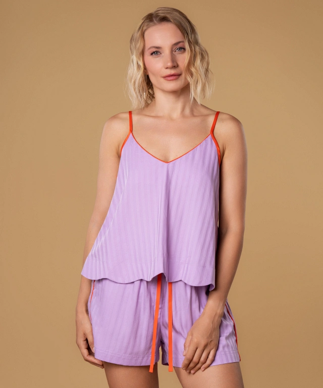 Szorty 713FA liliowe