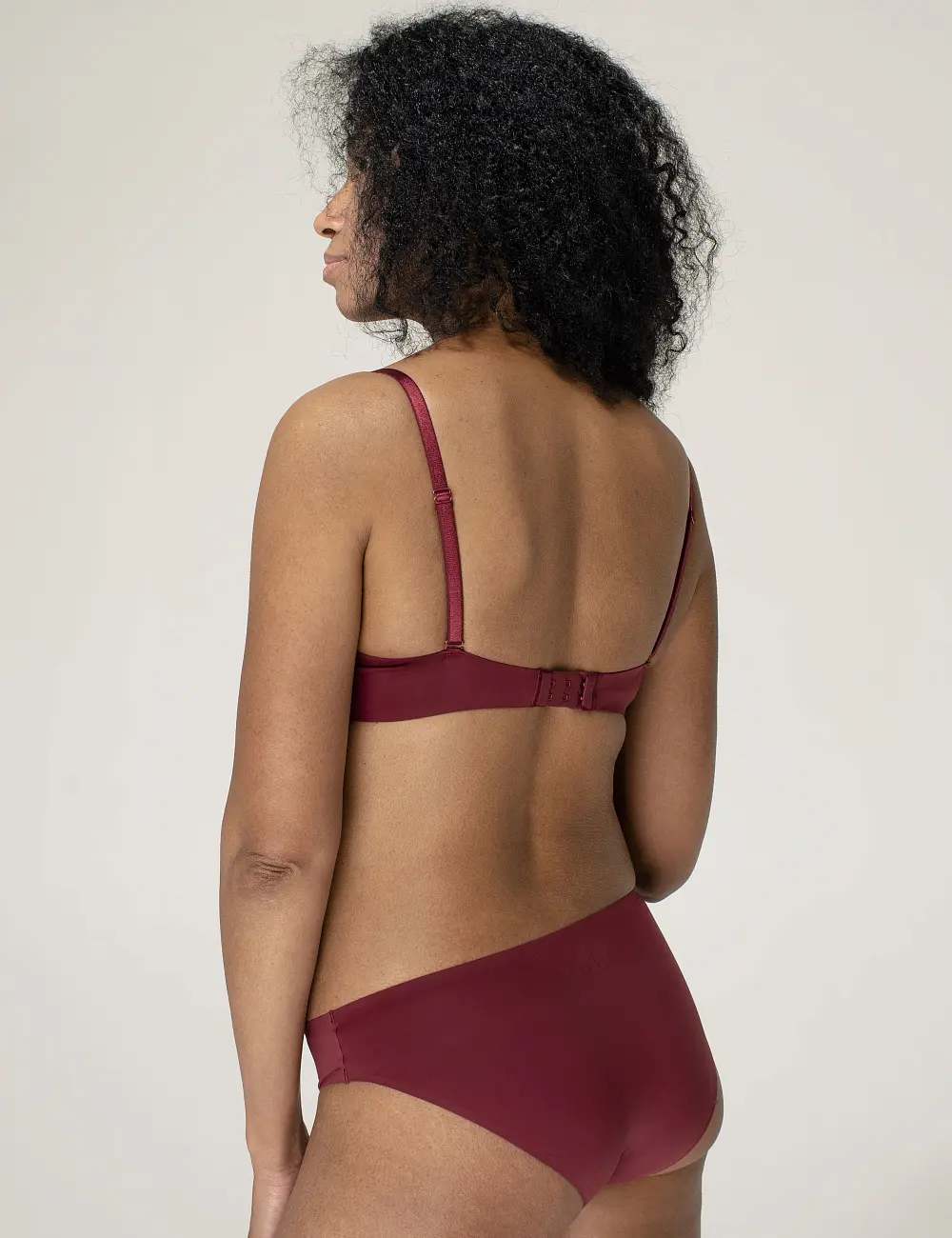 Biustonosz push-up 076C bordo