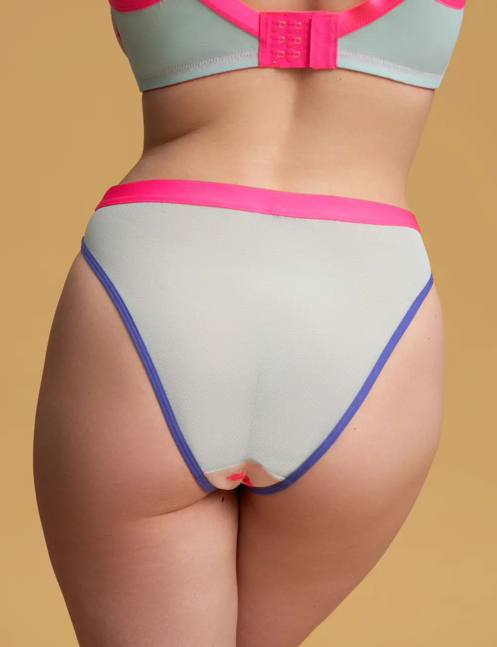 Majtki figi wysokie 021FX mięta