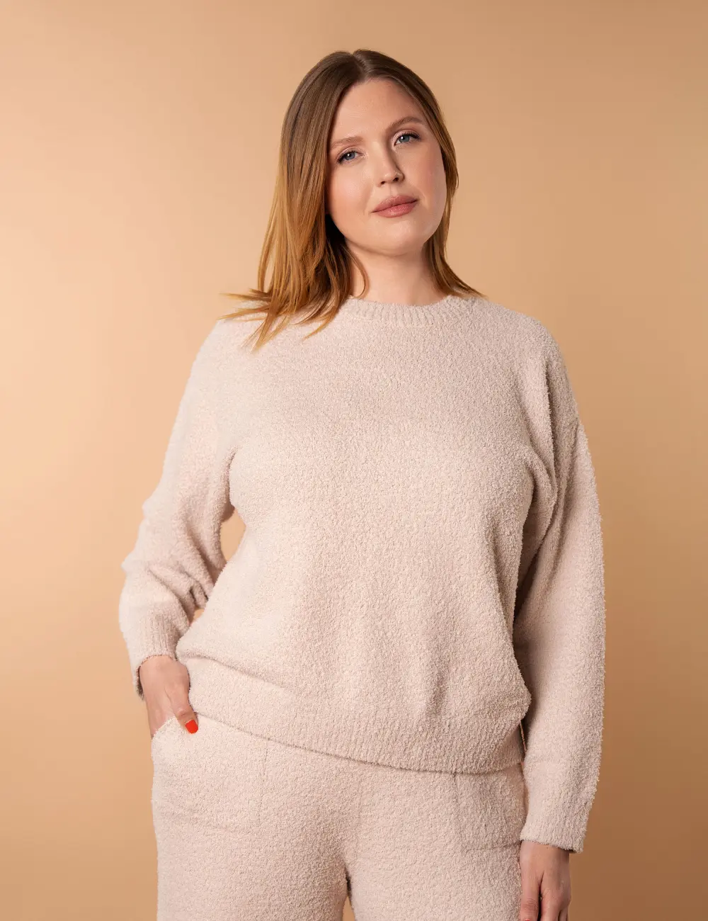 Sweter 002LW perła