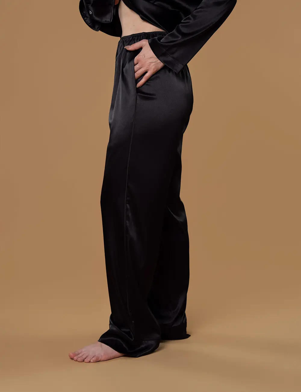 Spodnie 010BV czarne