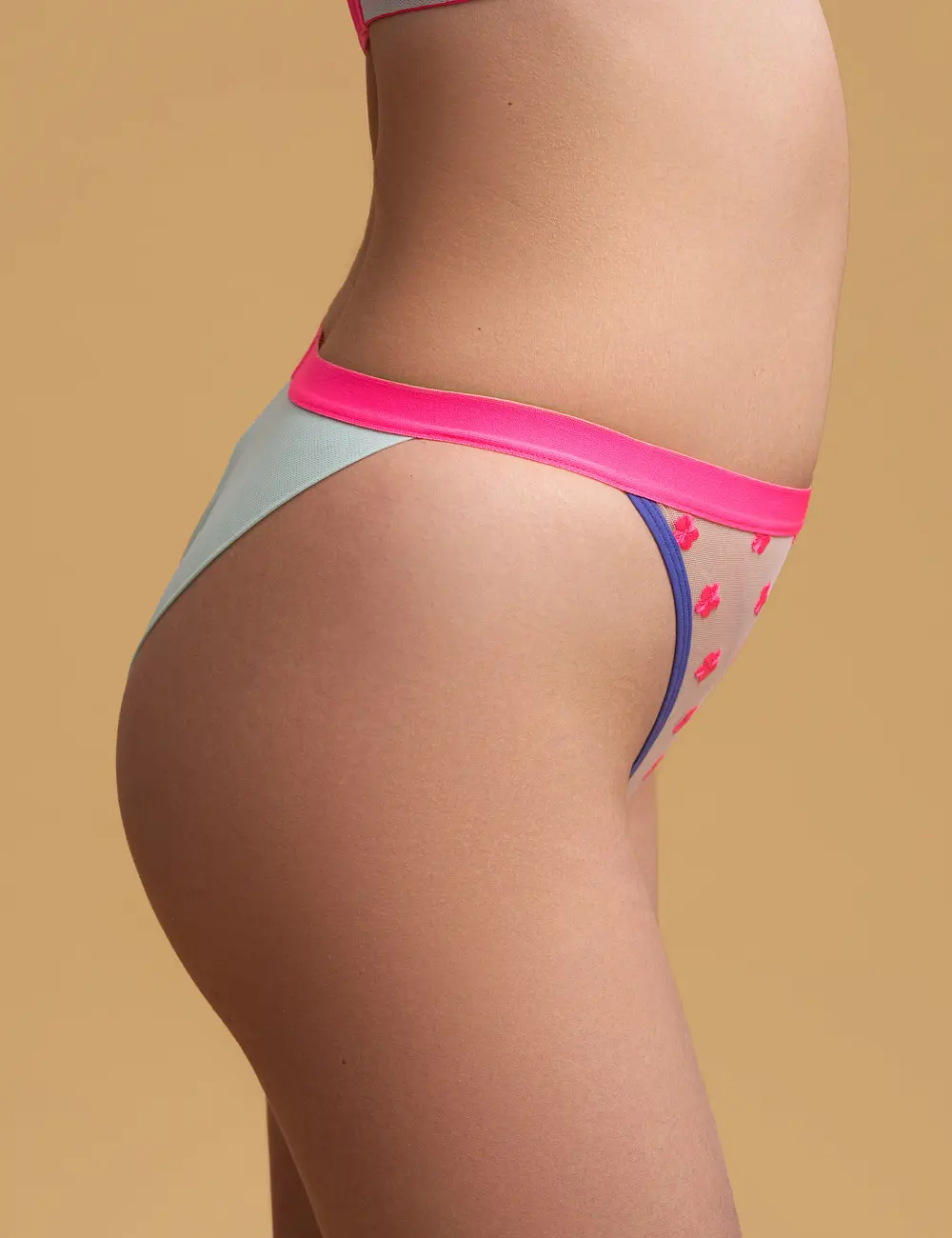 Majtki tanga 005FX mięta