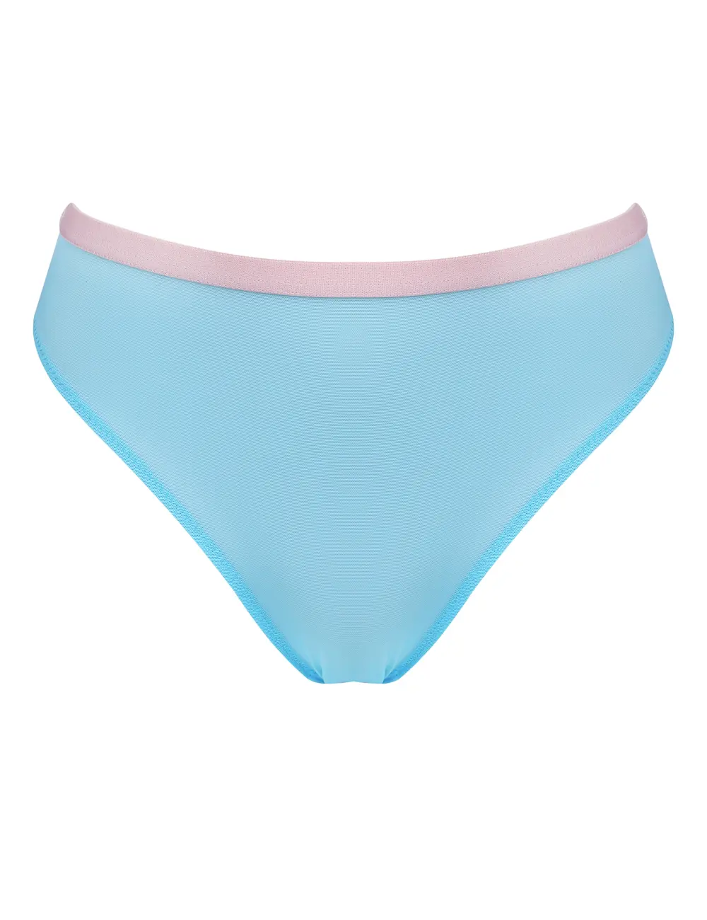 Majtki figi 001P niebieski z pudrowym