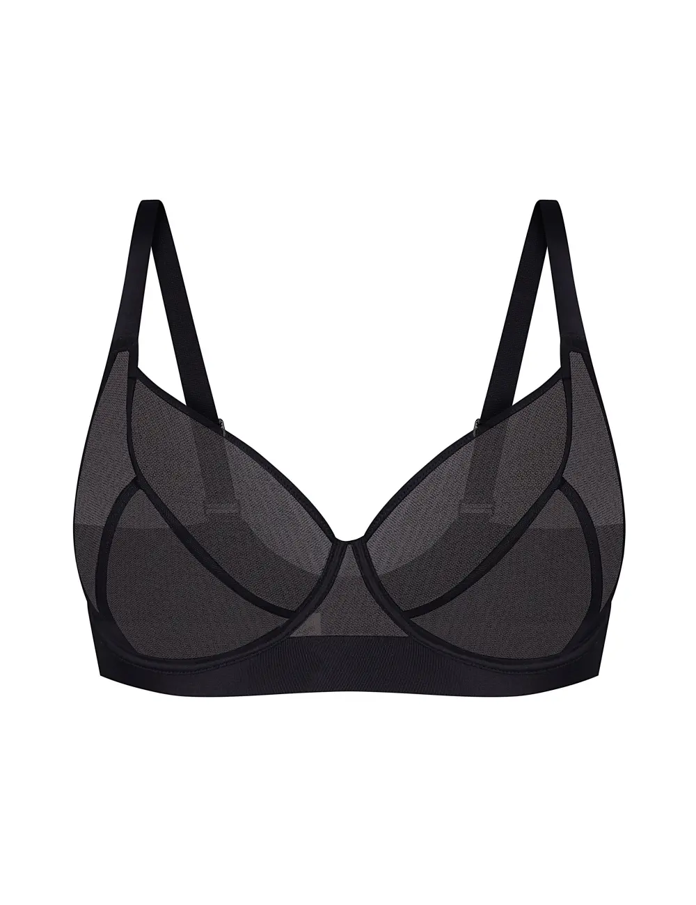 Biustonosz z miękką miseczką 411SC czarny