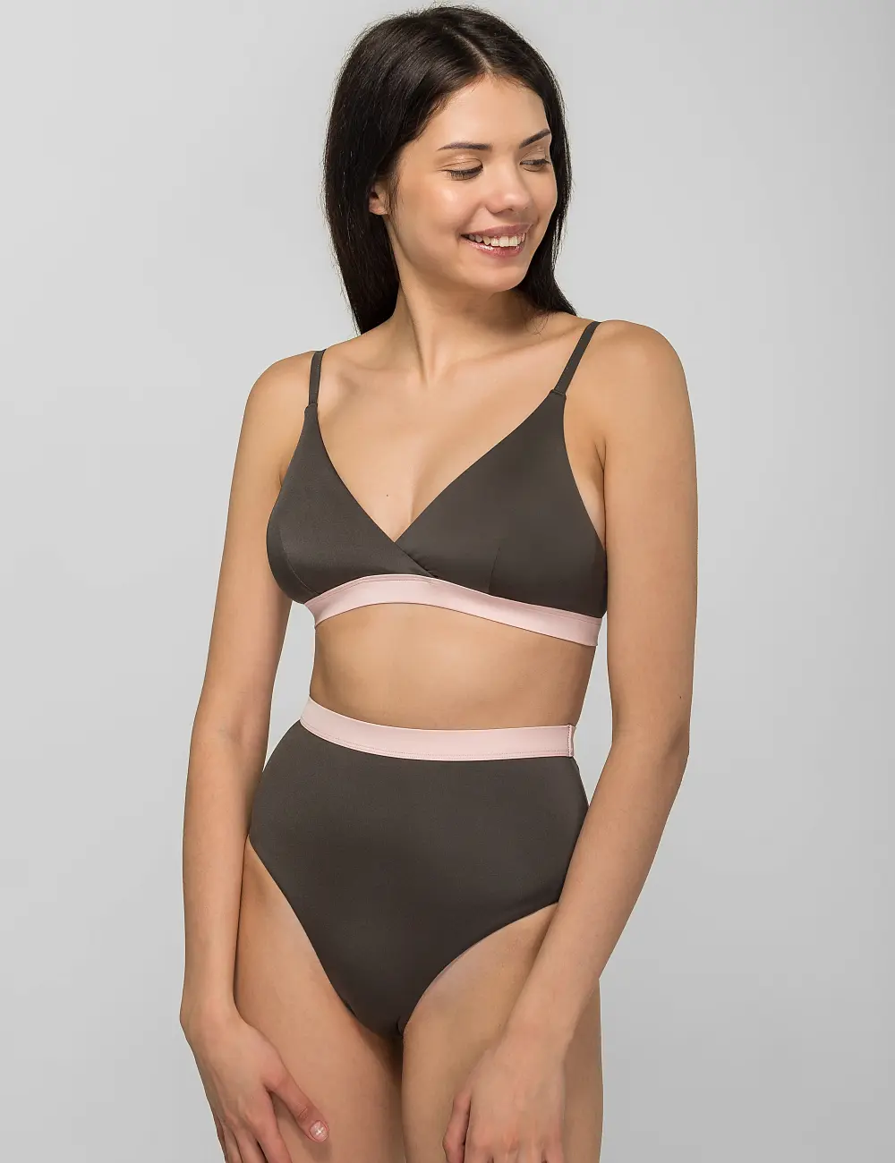 Majtki kąpielowe 421C oliwa 