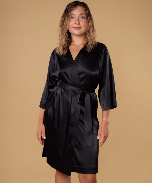 Peniuar 260BV czarny