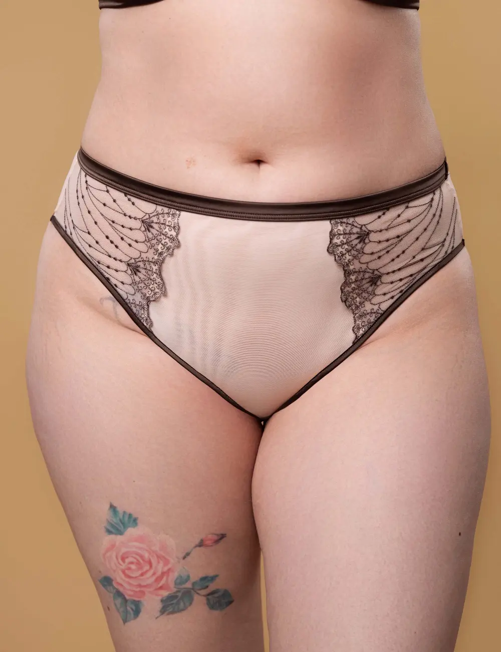 Majtki slipy wysokie 121LB grafit