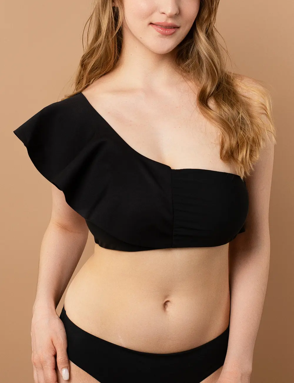 Top bandeau kąpielowy 631MS czarny