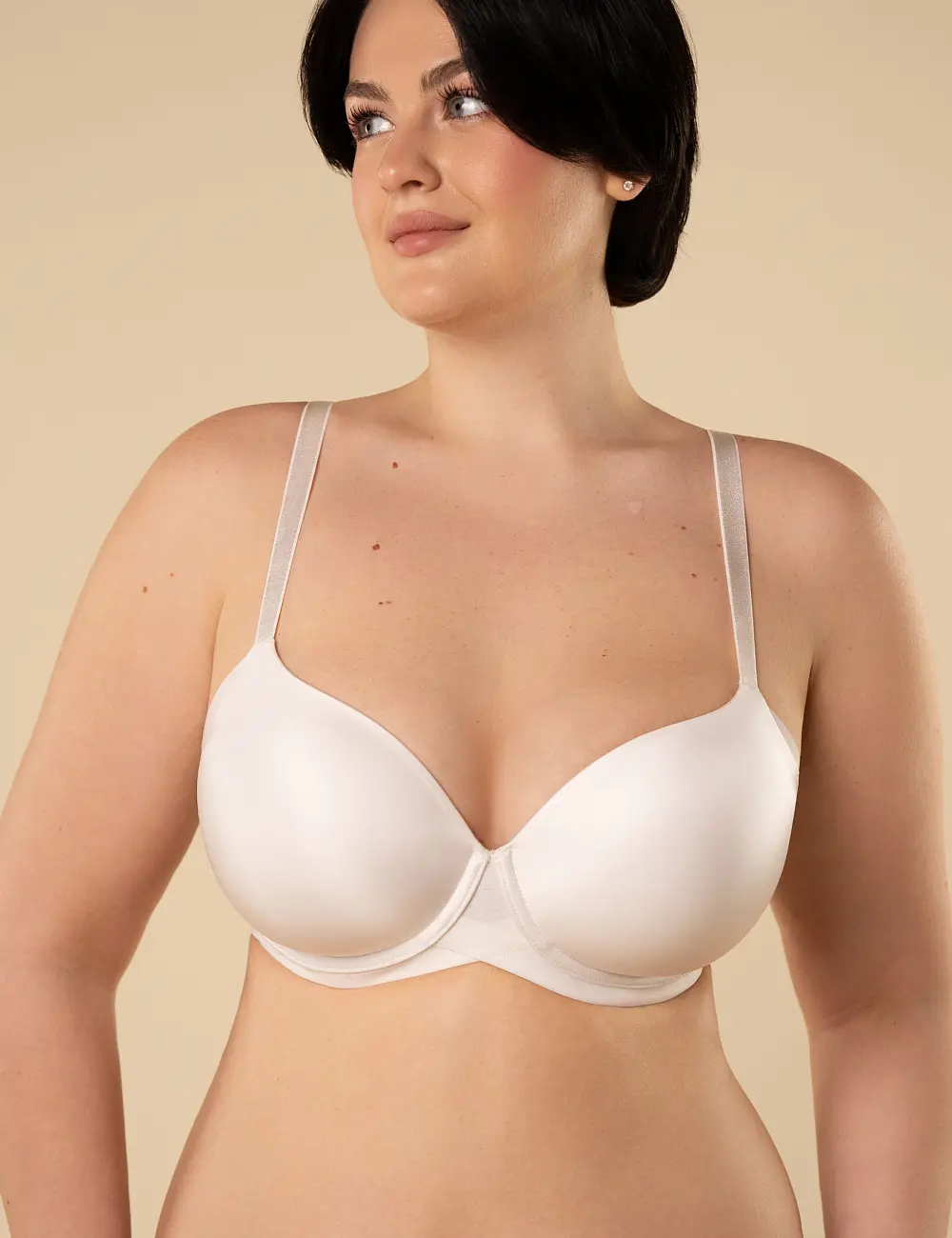 Biustonosz z miseczką Memory Foam 448CP ivory